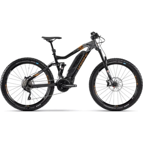 Электровелосипед Haibike SDURO FullSeven LT 6.0 500Wh 20 s. XT 27.5", рама M, чёрно-серо-бронзовый, 2020