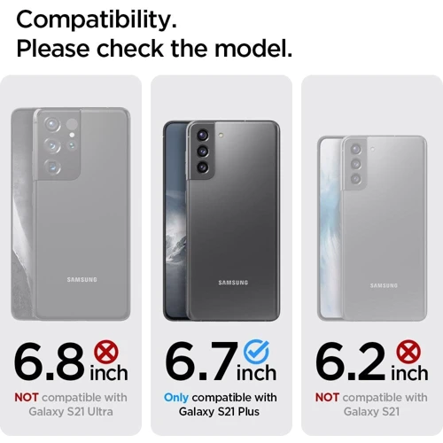 Аксесуар для смартфона Spigen Screen Protector NeoFlex Solid HD Clear (AFL02536) for Samsung G996 Galaxy S21 + фото 7