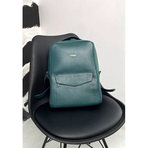 Женский рюкзак BlankNote Cooper зеленый (BN-BAG-19-malachite): Пол Женский