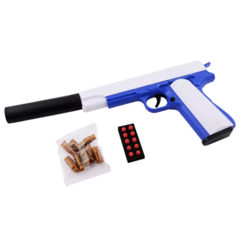Іграшковий пістолет Leaque Colt M1911 blue