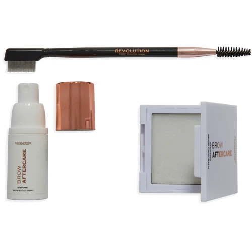 Makeup Revolution Brow Lamination Aftercare & Growth Сироватка 15 ml + бальзам 5.5 g + кисть: Стать Для женщин