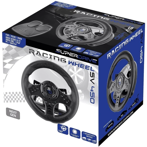 Аксесуар для приставки Subsonic SuperDrive Universal Driving Wheel SV 450 (PS4/Xbox/PC/Switch) фото 4