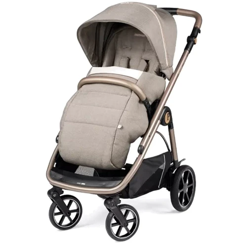Коляска универсальная 3 в 1 Peg-Perego Veloce Belvedere SLK с подставкой к люльке розовое золото (PACK-VEL31SLK00011): Пол ребенка Унисекс