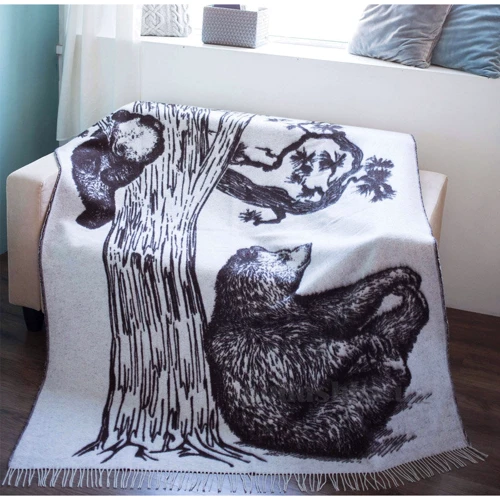 Плед SoundSleep Bears 140х200см шерстяной (91957884)