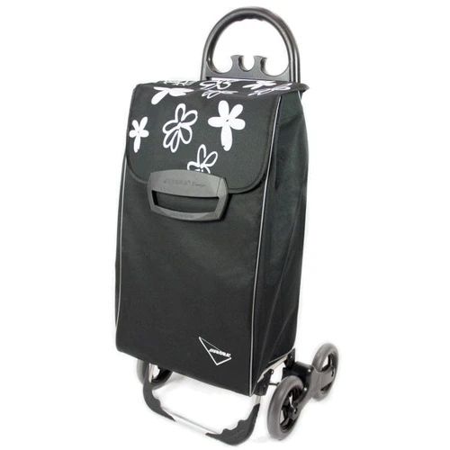 Сумка-тележка Aurora Avanti 4 Basic 50 Black/Grey Flower (926879)