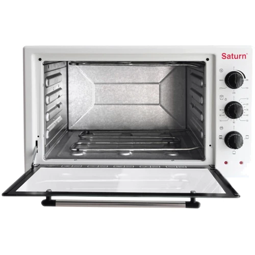 Електрична духовка настільна Saturn ST-EC3801 White: Розміри 32х52х43 см