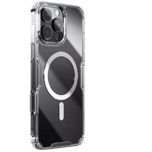 Чехол для iPhone Nillkin Nature Pro Magnetic Clear for iPhone 16 Pro: Цвет прозрачный