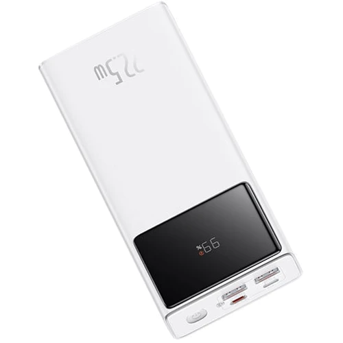 Внешний аккумулятор Baseus Power Bank 30000mAh Star-Lord Digital Fast Charge 22.5W White (PPXJ060102): Количество USB 4