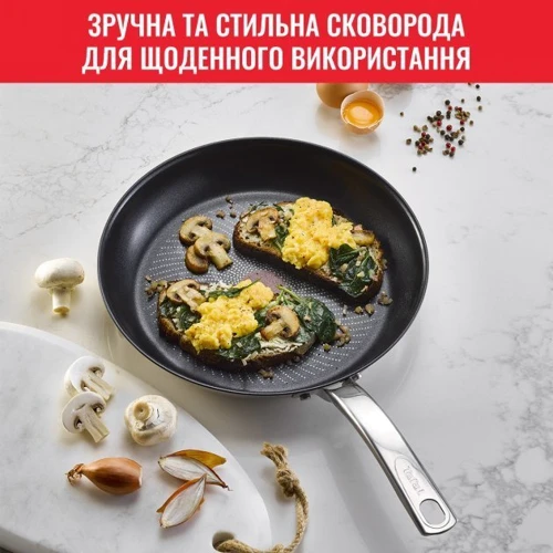 Сковорода Tefal Intuition 26 см (B8170544): Антипригарное покрытие Титановое