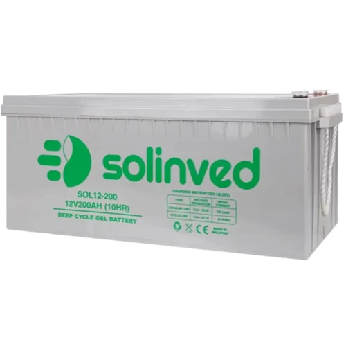 Акумуляторна батарея Solinved 12V 200Ah, GEL