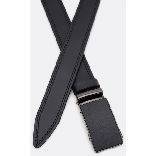 Чоловічий ремінь Borsa Leather чорний (125v1genav18-black): Стать Мужской
