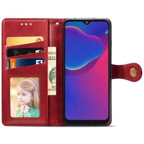 Чохол для телефона Mobile Case Getman Gallant Red for ZTE Blade V2020 Smart: Матеріал Искусcтвенная шкіра і Термополиуретан