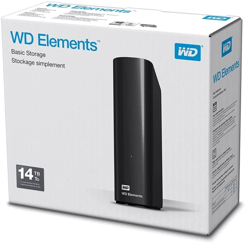 Внешний жесткий диск WD Elements Desktop 20 TB (WDBWLG0200HBK): Форм-фактор 3.5"