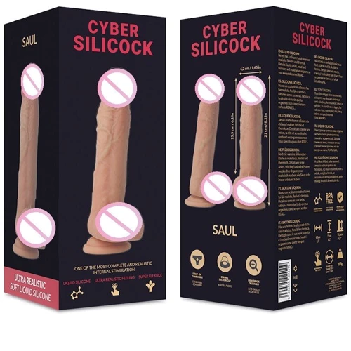 Фаллоимитатор на присоске CYBER SILICOCK Saul