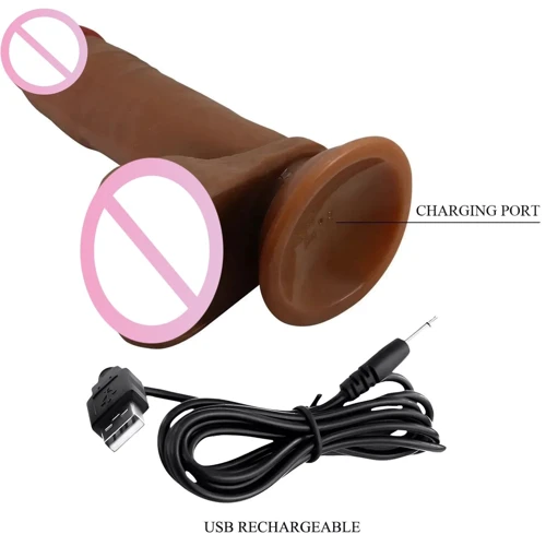 Вибратор с ротацией и возвратно поступательным движением LYBAILE Abel 8.2" (BW-008017EA)