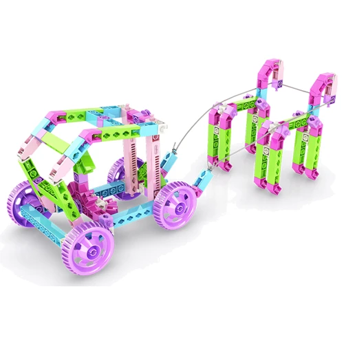 Конструктор серии INVENTOR PRINCESS MOTORIZED 30 в 1 с электродвигателем (IG30): Количество деталей, шт. 682