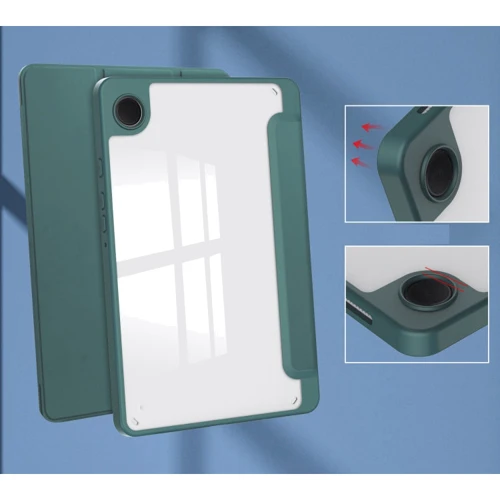 Аксесуар для планшетних ПК BeCover Case Book Soft Edge з Pencil Mount Dark Green для Samsung X115 Galaxy Tab A9 (710357): Сумісність X115 Galaxy Tab A9