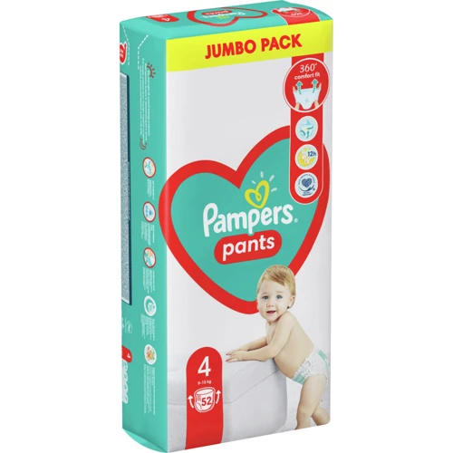 Подгузники Pampers трусики Maxi Pants Размер 4 (9-15 кг) 52 шт (8006540069264) фото 9