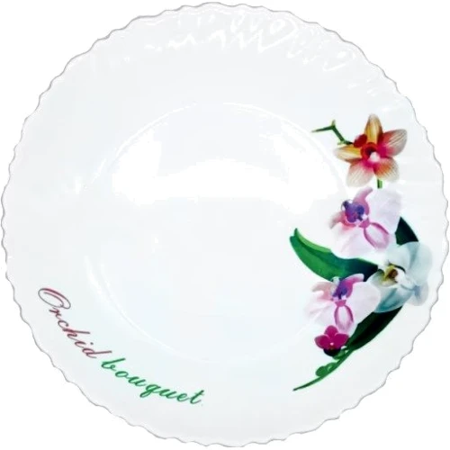 Тарелка десертная Vittora Wave Букет из орхидеи 190 мм (97684): Тип Тарелка десертная