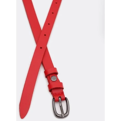 Женский ремень Borsa Leather красный (100v1genw41-red): Пол Женский