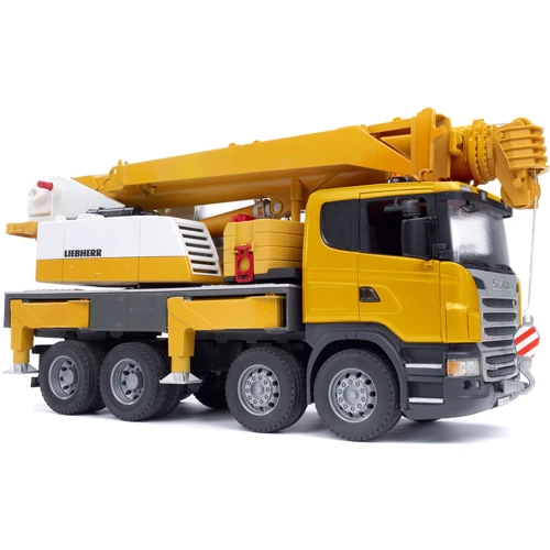 Автокран SCANIA Liebherr Большой Bruder (свет+звук), М1:16 (03570)