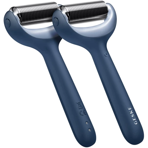 Электронный роллер для лица и тела с микроиглами GESKE MicroNeedle Face&Body Roller 8в1 midnight фото 6