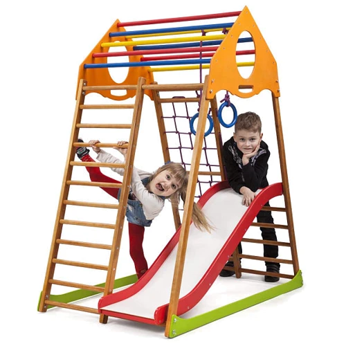 Детский спортивный комплекс для дома SportBaby KindWood Plus 1 фото 6