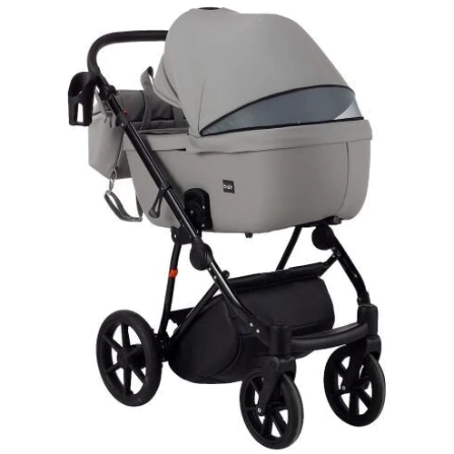 Коляска 2 в 1 Bair Infinity шкіра 100% BI-2232-AMO grey (сірий): Ширина шасі 59