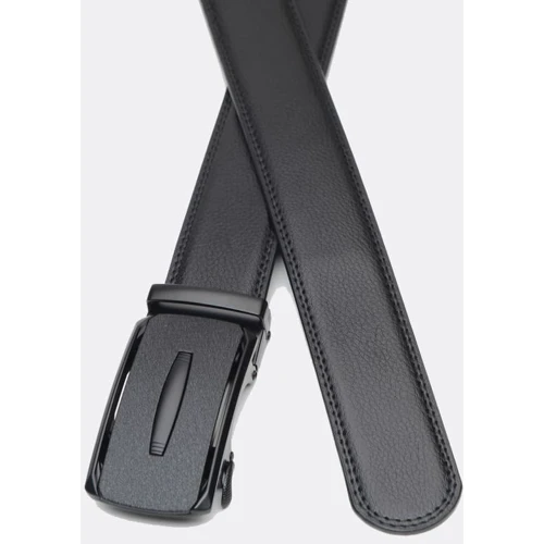 Чоловічий ремінь Borsa Leather чорний (C136-22320-1): Стать Чоловік