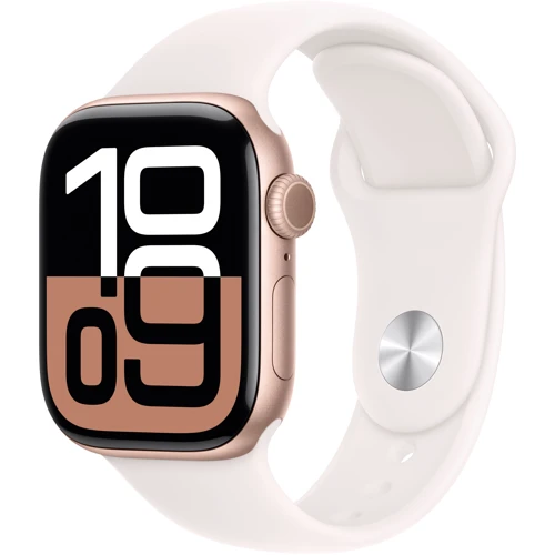 Apple Watch Series 10 GPS, 42mm, Rose Gold, Light Blush Sport Band, M/L Approved Витринный образец: undefined undefined