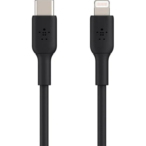 Кабель Belkin Cable Type-C to Lightning PVC 1m Black (CAA003BT1MBK)