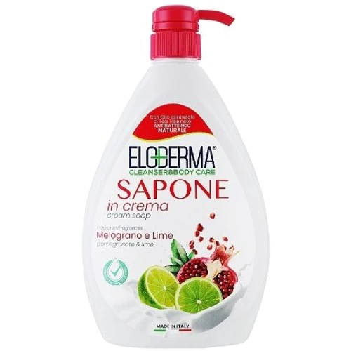 Eloderma Liquid Soap Антибактериальное жидкое крем-мыло Гранат и лайм 1000 ml