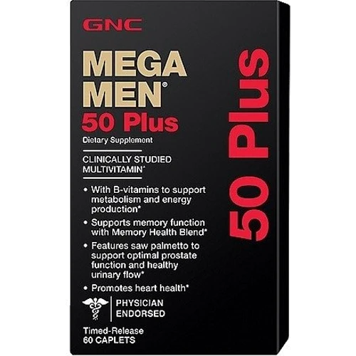 GNC Mega Men 50 Plus 60 caps