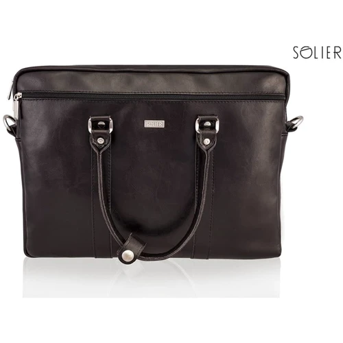 Сумка для ноутбука Solier 17" KILBRIDGE Leather Case Brown (SL03Brown): Форм-фактор 17"
