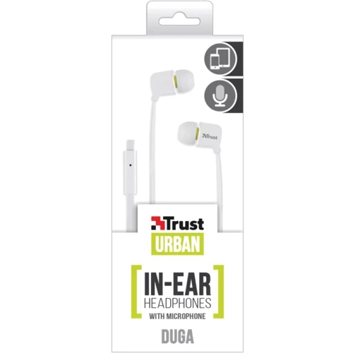 Наушники Trust Duga Mic White (19882): Чувствительность (дБ) 92