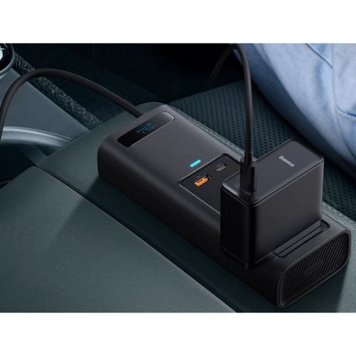 Преобразователь DC-AC Baseus In-car Inverter 150W Black (CRNBQ-A01)  фото 2