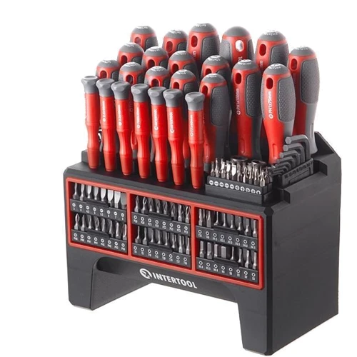 Набор отверток с комплектом насадок Intertool VT-3372