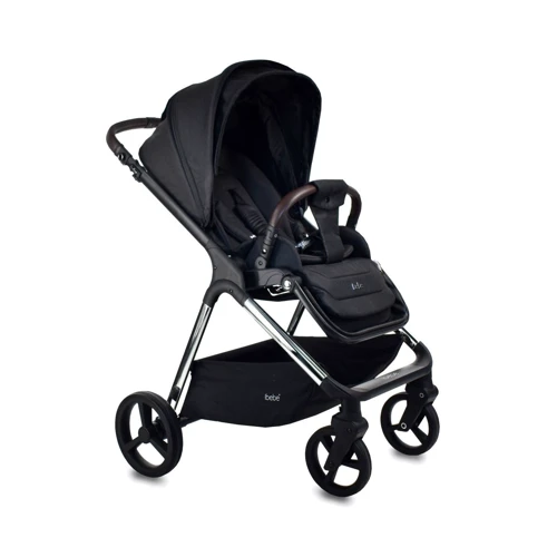 Универсальная коляска 2 в 1 Ibebe Ice 02 (02 BLACK / chrome frame): Тип коляски Универсальная коляска (2-в-1)