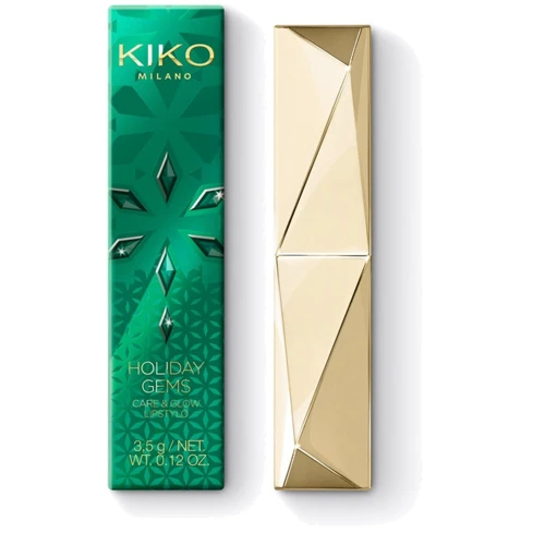 Kiko Holiday Gems Care & Glow lipstylo № 04 Rose Syrup Бальзам для губ 3.5 g: Вид Блеск для губ