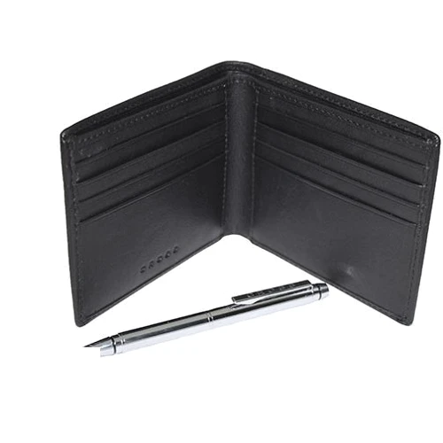 Набір Cross Slim Wallet & Agenda Pen Set (портмоне+ручка) чорний (436B-1): Країна виробник Индия