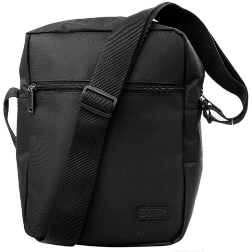 Мужская сумка планшет DNK Leather черная (DNK Classic bag col. 01): Застежка Молния