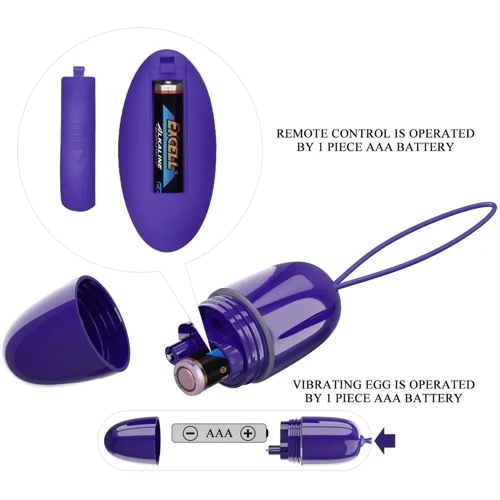 Виброяйцо LYBAILE Pretty Love Selkie Youth Dark Purple (BI-014865WL)