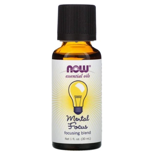 Now Foods Mental Focus Essential Oils Эфирные масла бодрящая смесь 30 ml