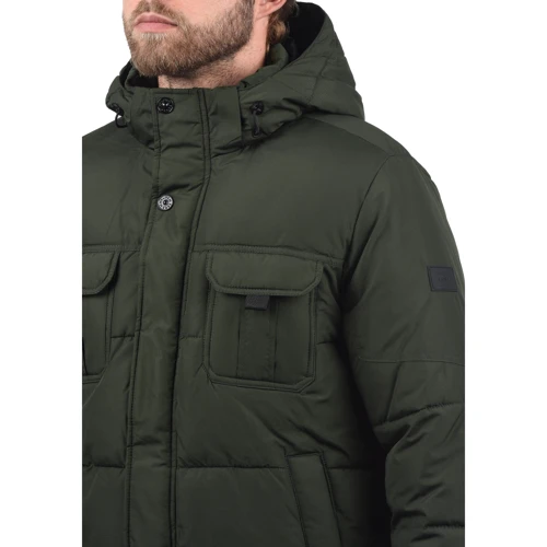 Куртка Jack & Jones 56519927 48 зеленая зимняя с капюшоном: Тип застежки На молнии
