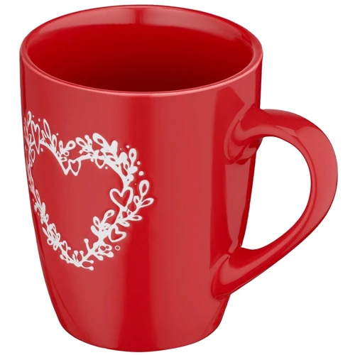 Кружка Ardesto Heart керамика 320 мл Красный (AR3467R)