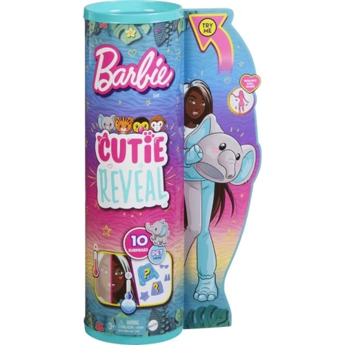 Лялька Barbie Cutie Reveal Друзі із джунглів Reveal Слоник (HKP98)