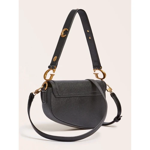 Жіноча сумка через плече Guess G Dream Shoulder Bag чорна (HWVB8376200-BLA): Стать Женский