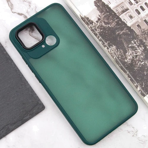 Аксесуар для смартфона Epik TPU+PC Lyon Frosted Case Green для Xiaomi Redmi 10C: Матеріал TPU (термополиуретан) и поликарбонат