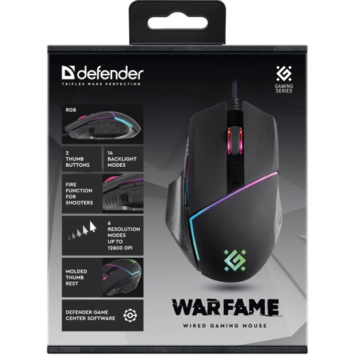 Мышь Defender Warfame GM-880L (52880) фото 8