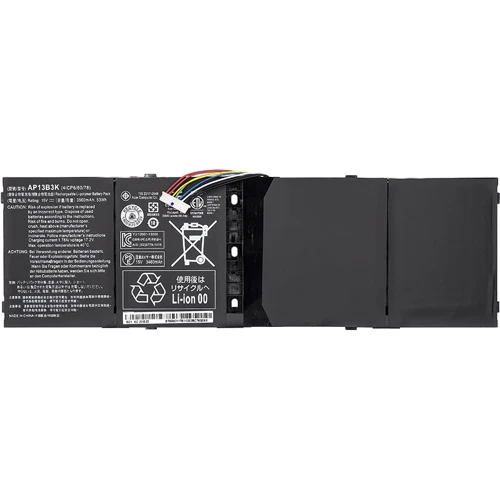 Батарея для ноутбука Acer AP13B3K Aspire V7-482 15V Black 3560mAh Orig (10162)